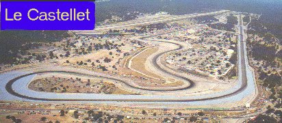 Vue d'avion du circuit, les dénivelés ne sont que de quelques mètres seulement !